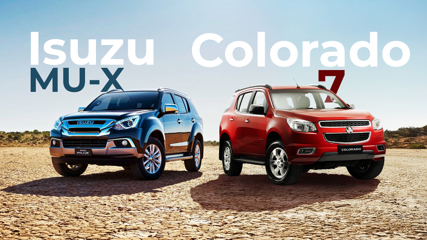 Photo of an Isuzu MU-X and Colorado 7